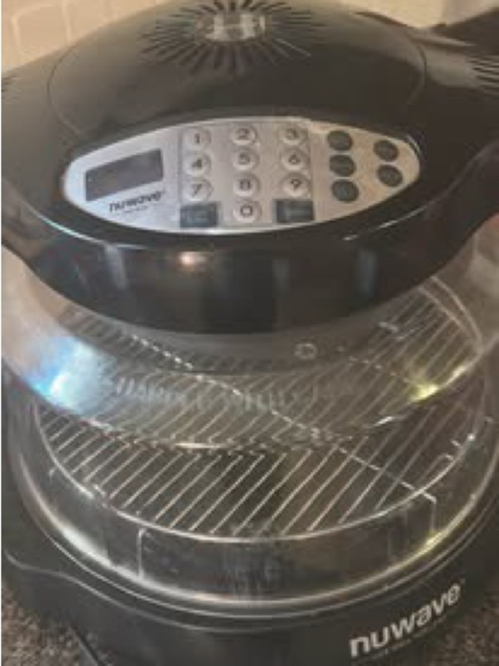 NuWave Black Halogen Convection Oven - Countertop Air Fryer Alternative